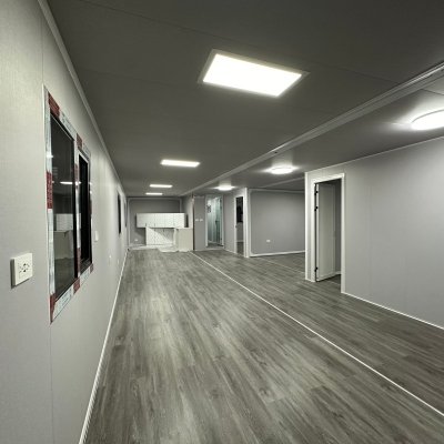 40ft expandable container home living room