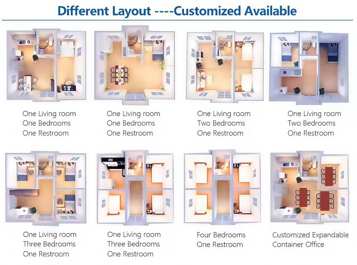 double wing folding expansion room